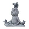 Pujipu Meditating Rabbit Statue Buddha, Zen Rabbit, Zen Garden Rabbit