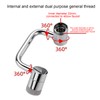 Faucet Extender 1080 Degree Rotary Spatter Proof Creating Oxygen Enriched