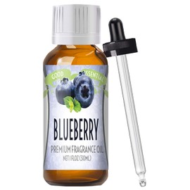 Good Essential Professional Blueberry Fragrance Oil (30ml, 1 fl oz) for Diffuser, Candles, Soaps, Lotions, Perfume - Blueberry Scented Oil for Candle & Soap Making