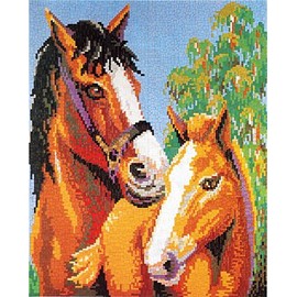stickit Mini plug-in system horse with foal approx. 9,500 pieces no. 41217