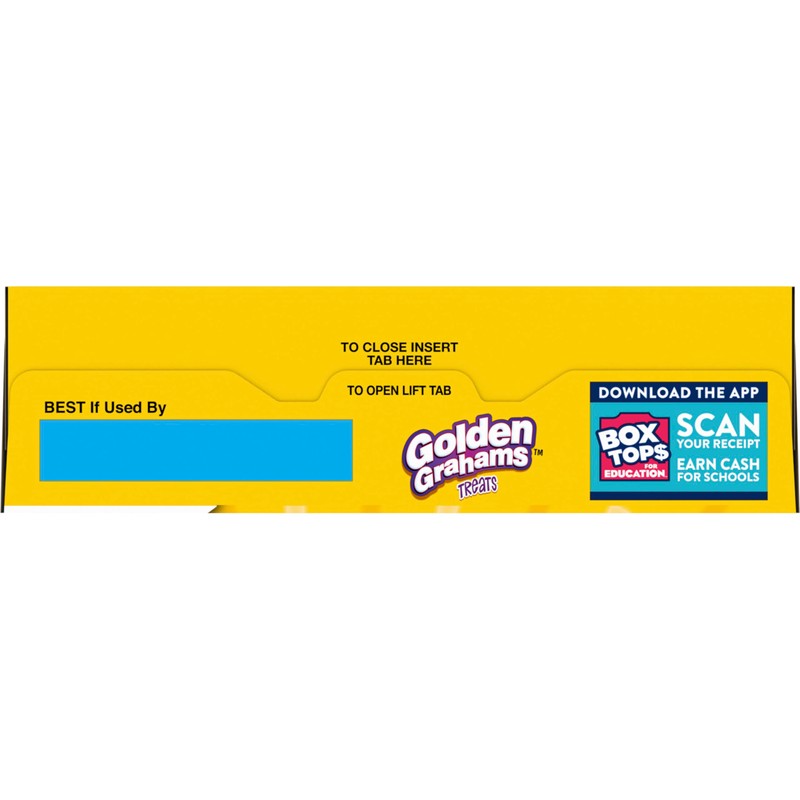Golden Grahams Breakfast Cereal Treat Bars, S'mores, Snack Bars, 8