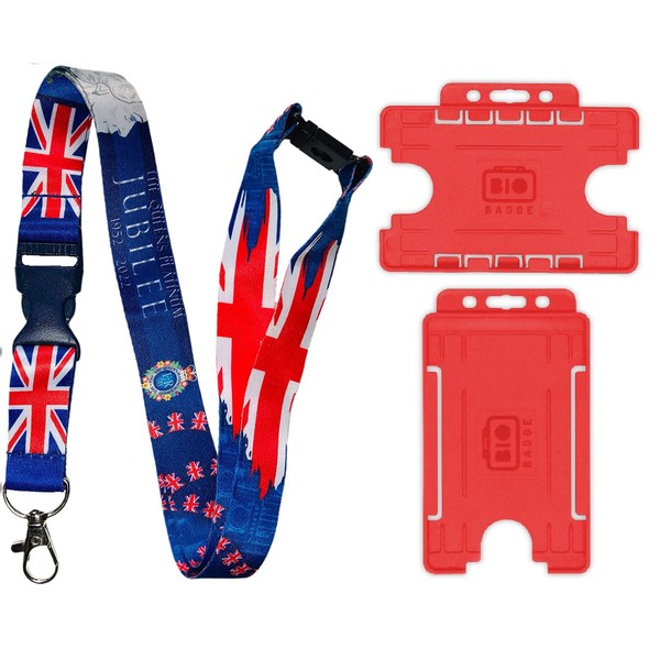 The Queens Platinum Jubilee 1952-2022 Collectors Edition Neck Lanyard with
