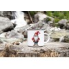 MAXIKIWI Langlebige Emaille-Kaffee- oder Tee-Camping-Tasse für drinnen und draußen, Weihnachtsfeen-Motiv,