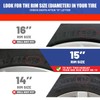Hubcap Wheel Cover Replica Replacement for 2015-2019 Honda Fit 15-Inch