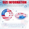 Inflatable Pool Float Tube Cool USA Flag Design Water Swimming