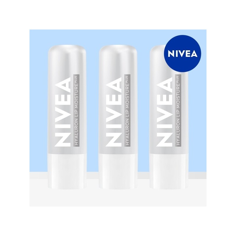 Nivea Lip Care Hyaluronic Moisture Plus 5.2g 3pcs / 니베아