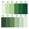 24 Sheets Sage Green Scrapbook Paper 12" x 12" Assorted