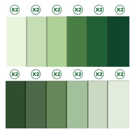 24 Sheets Sage Green Scrapbook Paper 12" x 12" Assorted Gradient & Solid Sage Green Pattern Paper Pad Double-Sided Thick Cardstock Decorative Craft Papers for Card Making Photo Album DIY Arts Crafts