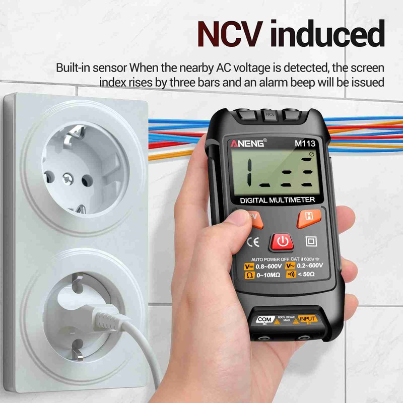 Mini Multimeter 1999 Count Intelligent Identification Digital Multimeter Portable Multifunction