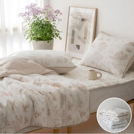투유 올모 간절기 에센스모달 옥수수솜 차렵이불 베개세트(Q) by효재 Allmo Mid-Season Essence Modal Corn Cotton Comforter and Pillow Set (Queen) by Hyojae