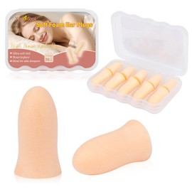 Foam Earplugs 5 Pairs - 35dB Noise Cancelling Soft High Decibel Ear Plugs for Noise Reduction Ear Protection Construction Work Safety Hearing Protection Ear Plugs