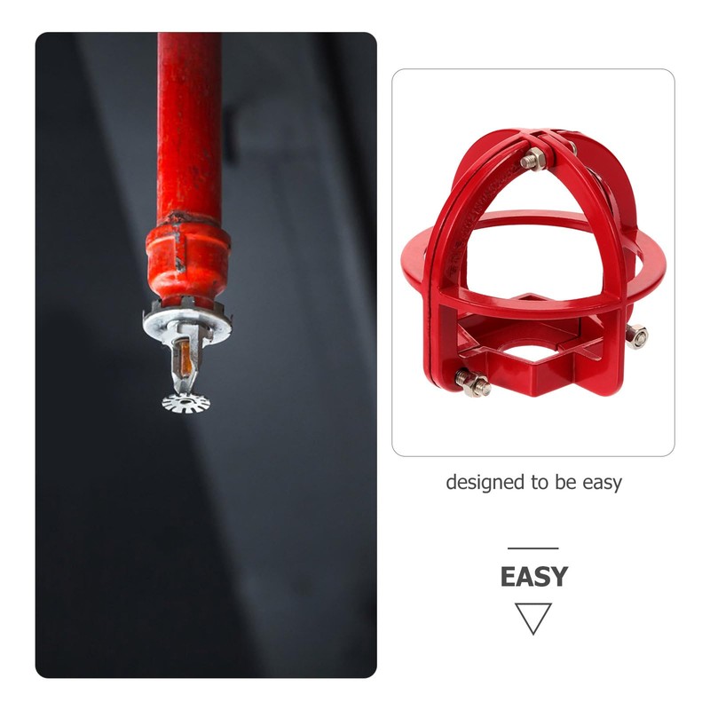 iplusmile Fire Sprinkler Head Guard Cover, Metal Sprinkler Head Protection,