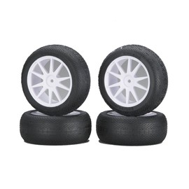 Foil pre-glued tire micro X (White / Mini Inferno) IHTH05W