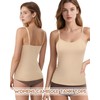 iMucci Camisole Tops for Women Double Lined Scoop Neck Spaghetti