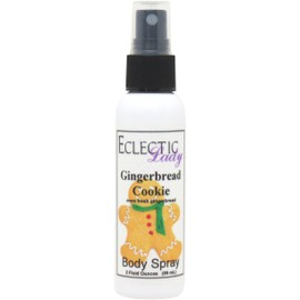 Eclectic Lady Gingerbread Cookie Body Spray, Double Strength, 4 ounces, Body Mist for Women with Clean, Light & Gentle Fragrance, Cologne with Soft, Subtle Aroma For Daily Use