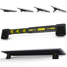 HONKID Computer Keyboard Stand for Desktop, 4-Angle Tilt Adjustable Keyboard Riser, Compatible with Apple Magic Keyboard and Mechanical Keyboards, Ergonomic Office Desk