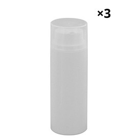 3 empty Kosmetex cream dispensers, airless cream pump, lotion and gel dispenser for self-filling, 3 x 50 ml