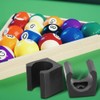 Alomejor Pool Sticks Holder Mini Billiards Pool Single Holder Plastic