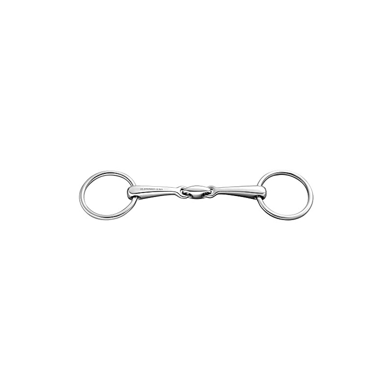 Sprenger 4090413556 showing weymouth Lozenge bradoon bit, stainless steel 56