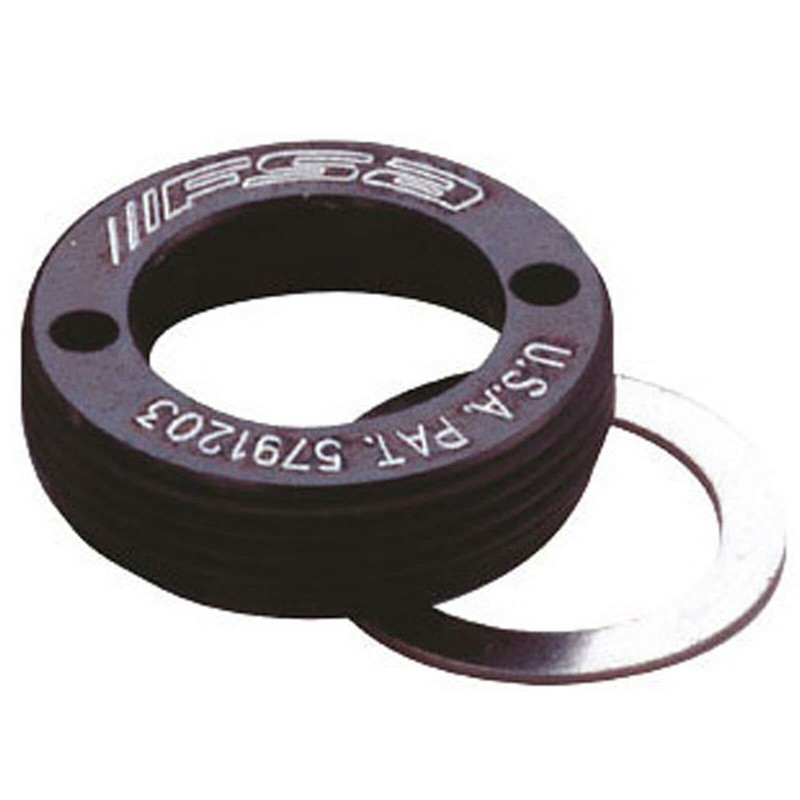 FSA Unisex's Self Extracting JIS Steel Crank Bolt, Black, Size