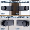 Hasp Lockable 4 Inch Security Hasp, Combination Lock, Door Lock,