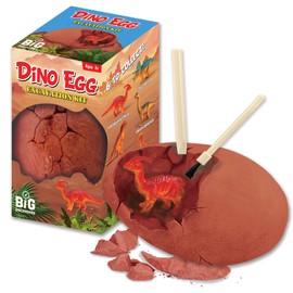 Dino Egg Excavation Kits from Big Discoveries - Discover Prehistoric Dinosaur Eggs | Interactive Fossil Archaeology Dig Kit Toy for Kids | Six Dinosaurs to Collect