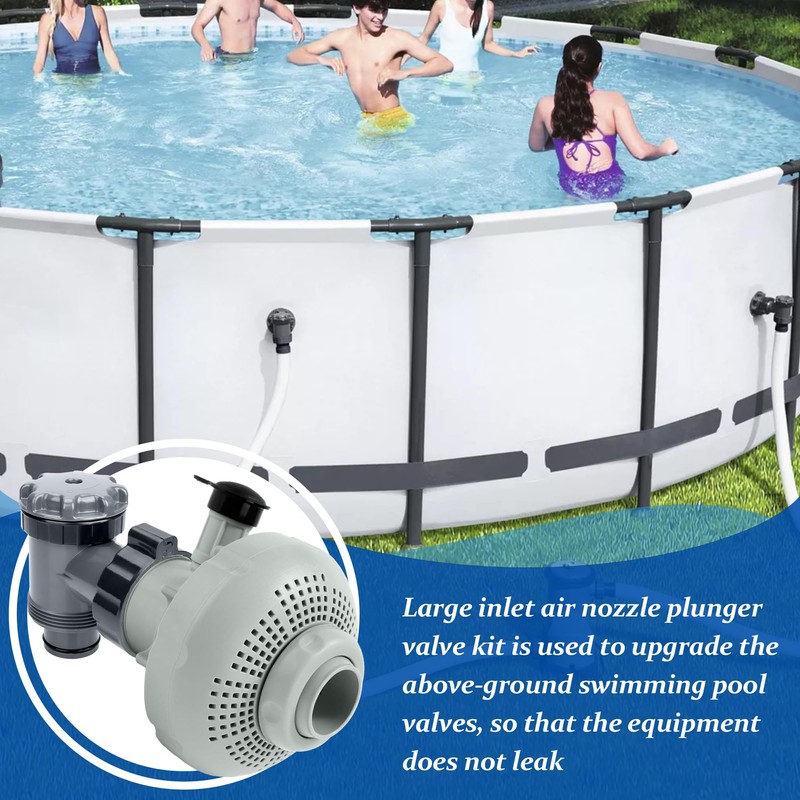 Pool Plunger Valve 12355 Large Inlet Air Nozzle Fits for