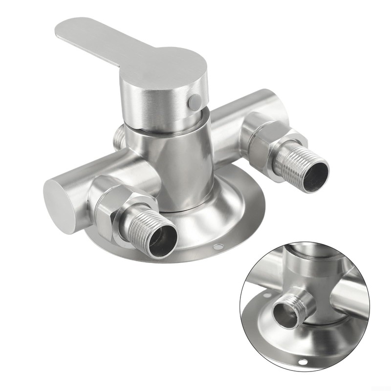 Heavy Duty Stainless Steel Shower Faucet Wall Mounted Water Mixer