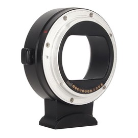 Goshyda Adaptador de Montura de Lente de Enfoque Automático para Montura EF a Cámara RF R RP Ra R5 R6 R3 R5C R7 con Aleación de Aluminio, Convertidor de Lente para Serie R, Compatible