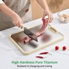 Titanium Cutting Board, Food Grade Cutting Board for Kitchen, Double