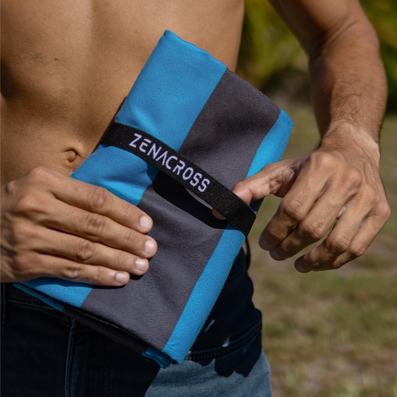 ZENACROSS - Beach Towel 90 x 180 cm - Microfibre
