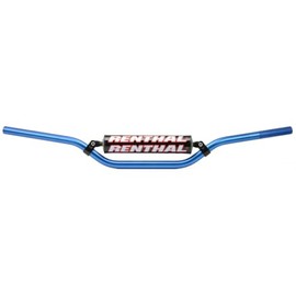 Renthal 971-08-BU-01-185 7/8 Bar RC Bend Blue 7/8-Inch MX/Enduro Handlebar