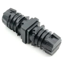 Design61 2 x 2-Way Connector Pipe Connector for Square Tubes 25 x 25 x 1.5 mm
