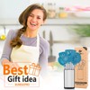 Silicone Cooking Utensil Set, 8Pcs Non-stick Cookware with Stainless Steel