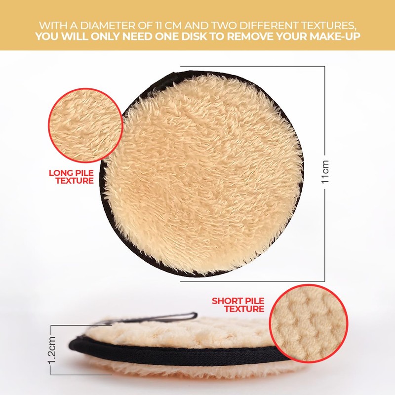 Microfibre Cleaning Discs (Set of 4, Beige)