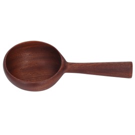 Wooden Ladle Prevent Scalding Multipurpose Long Handle Water Scoop Wood Spoon for Salad Food Serving