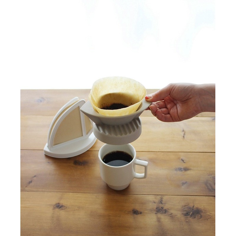 Yawata Kasei Trip to Marina Coffee Dripper & Filter Folder,