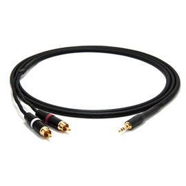 enoaudio Mogami 2534 Quad HiFi Y Audio Cable | Amphenol Gold 3.5 mm Mini Jack - Neutrik RCA | HiFi, 10 m