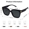 SOJOS Polarized Sunglasses for Women Men Trendy Square Glasses SJ2149