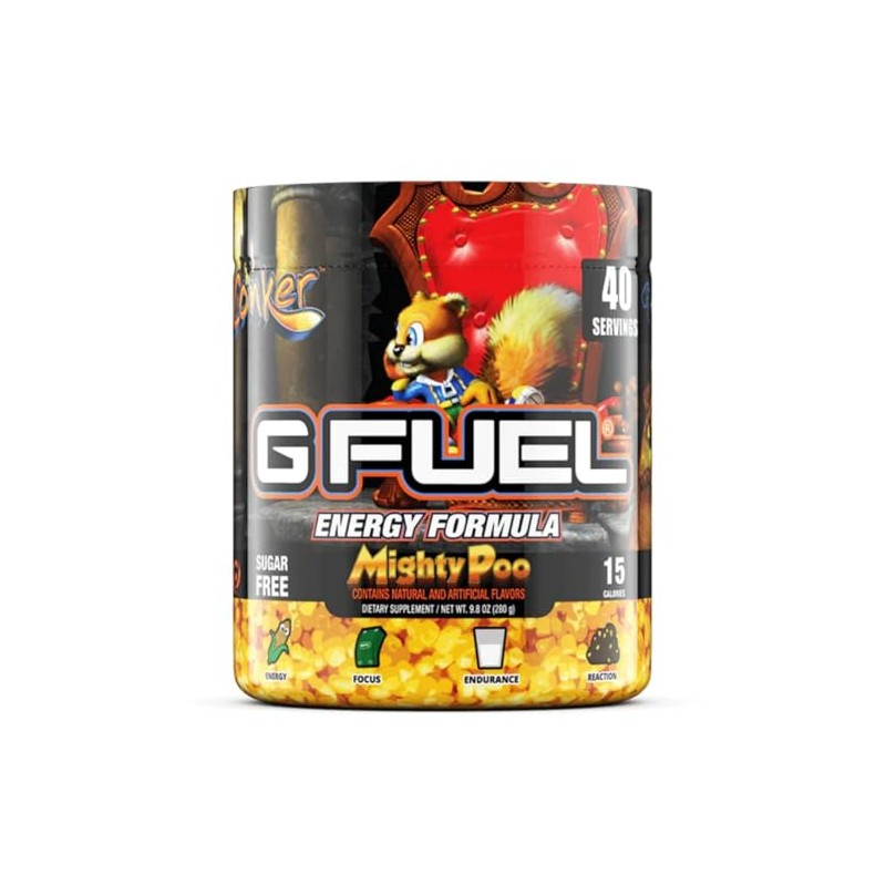 G Fuel Energy Formula Mighty Poo Powder Supplement 280 g