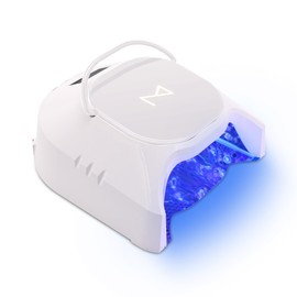 M Professional Hybrid 86W Wireless Rechargeable UV LED Nail Curing Lamp Cordless Nail Dryer for Gel Nails, Manicure, Pedicure (White)