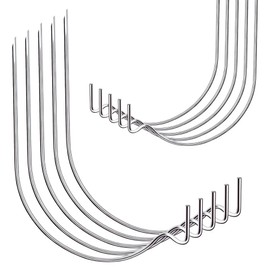 Baoswi 50Pcs Picture Hangers, Drywall Hooks for Hanging Pictures, Wall Hooks, Picture Hangers, Picture Hanging Kit, Hang Art, Clock, Mirrors, Frames, or Planters for Home and Office Decorations