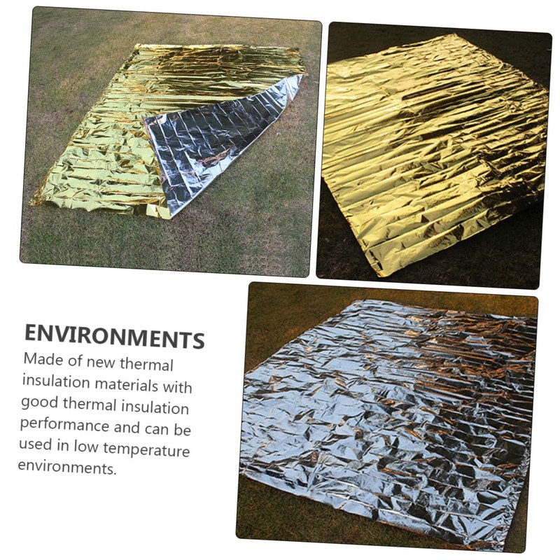 Sosoport Thermal Insulation Blanket Set Heavy Duty Emergency Tarp for