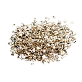 Silver Chip Solder (Medium) 3 Grams (~2000 pcs) 0.5 x 1.0 x 0.25mm Ultra Tiny Made in USA by CRAFT WIRE