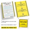 Panda Loco Parking Ticket: 5 x Realistic Tickets, Plastic Wallet,