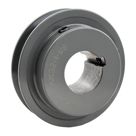 Saelno AK32-1-1/8 Sheaves,v Belt Pulley 1 1/8 inch bore 3.25" OD,Motor Pulley Cast Iron for A 3L 4L V-Belts,AK32X1-1/8 Pulley
