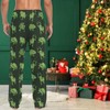 visesunny Mens Pajama Pants Funny Frog Black Pattern 100% Cotton