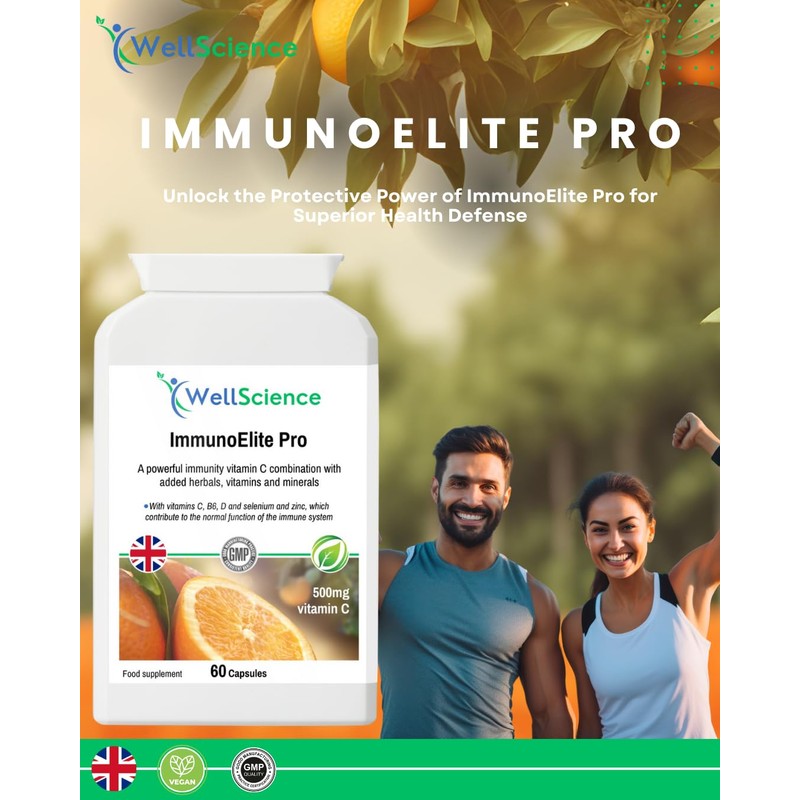 WellScience ImmunoElite Pro: Immune Support, Antioxidant Boost, and Energy Enhancement