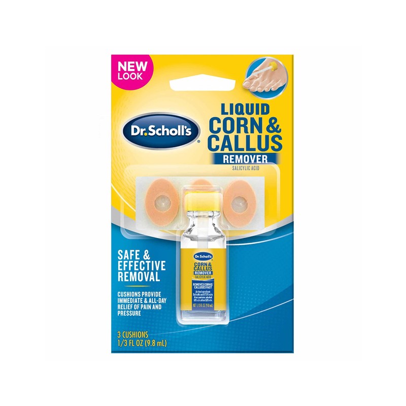 Dr. Scholl's Corn/Callus Remover Liquid 0.33 oz (Pack of 6)
