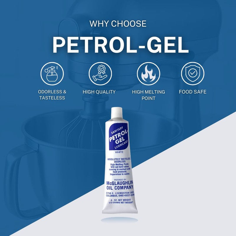 Petrol-Gel Food Grade Equipment Lubricant NSF - Premium Mineral Oil